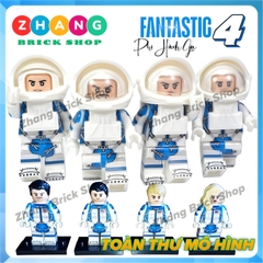 Đồ chơi lắp ráp Fantastic 4 phi hành gia Richards Susan Storm Johnny Storm Ben Grimm Minifigures G0147 Zhang Brick Shop