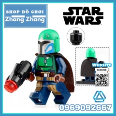Xếp hình Star Wars Rey
 - Boba Fett
 - Ben Kenobi 
 - Jango Fett
 - Mandalorian Warrior Lego Minifigures G G0102