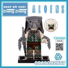 Xếp hình Predator vs Alien Cuộc chiến dưới chân tháp cổ mới nhất 2020 Lego Minifigures POGO PG8254
