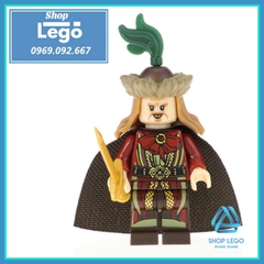 Xếp hình Frodo Gandalf Thranduil Elrond Lake-town Galadriel Arwen Merry Lego Minifigures Pogo PG8148