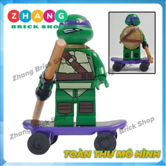 Xếp hình Ninja rùa teenage mutant ninja turtles gồm Leonardo - Raphael - Donatello Lego Minifigures Kopf KF6125