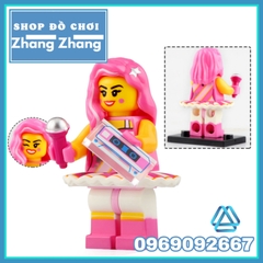 Xếp hình Nữ Hoàng băng giá Frozen Elsa Anna Mascot - Dude - Hula Lula - Lucy Candy Rapper Kitty Lego Minifigures WM6067