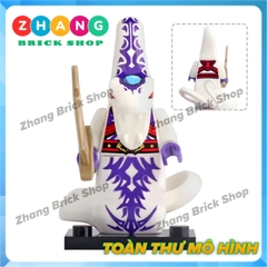 Xếp hình Ninjago Tộc rắn Chop rai Skales Acidicus Pythor Skalidor Bytar Rattla Fangdam Lego Minifigures Lele A025 032