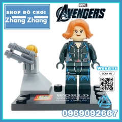 Xếp hình Avengers: Age of Ultron Henchman Ultron Sentry Baron Struker Quick Silver Black Widow Lego Minifigures SY276