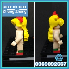 Xếp hình Lauch thịnh nộ trong Dragon Ball 7 viên ngọc rồng có Songoku Lego Minifigures Kopf KF988