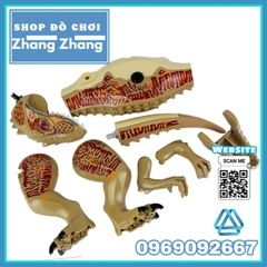 [28cm] Xếp hình khủng long Indominus Rex trong công viên kỷ Jura - Jurassic Park Lego Minifigures Lele L035