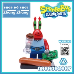 Đồ chơi xếp hình Bọt biển tinh nghịch Spongebob Squarepants Minifigures Shenyang Lebq 1571