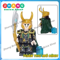 Đồ chơi xếp hình Loki TVA trong Thor Minifigures Kopf KF6141