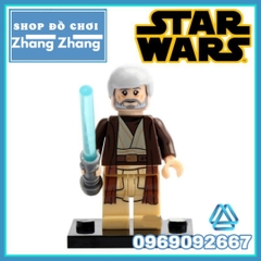 Xếp hình Star Wars Luke Skywalker - Ben Kenobi - Maul - Kao Darth Sidious - Anakin - C-3PO Lego Minifigures POGO PG8021
