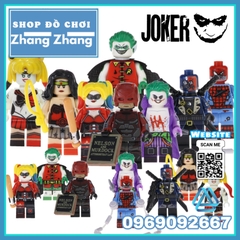 Xếp hình Dare Devil Deadshot Harley Quinn Robin Spider man Wonder Woman Joker Lego Minifigures POGO pg8196