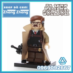Xếp hình thanh tra GCPD James Gordon trong Batman ở thành phố Gotham Lego Minifigures Pogo PG8046 PG173