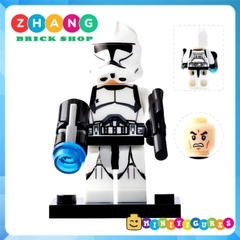 Xếp hình Star Wars Clone Trooper và Clone Commander Lego Minifigures Xinh X0162