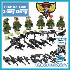 Đồ chơi Xếp hình Lực lượng đặc nhiệm Spetsnaz Alpha Nga tinh nhuệ giỏi nhất thế giới Lego Minifigures Tbstoy Tbs41-46