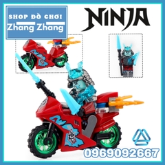 Xếp hình Ninjago Jay - Zane - Kai - Lloyd - Nya - Cole - Ice Emperor - General Vex Lego Minifigures PRCK 61015