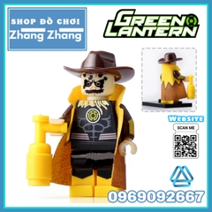 Xếp hình Flash & Shazam Green Lantern Fire Storm - Black Adam - Lobo - Scarecrow DC Comics Lego Minifigures Xinh X0153