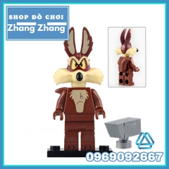 Đồ chơi xếp hình Porky gồm Petunia - Tweety Bird - Tazmanian Devil - Speedy Gonzales Wile Coyote Minifigures 91007 91012