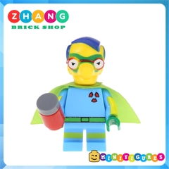 Đồ chơi xếp hình Gia đình Simsons Bartman - Marge Homer Nelson - Flanders Bart Milhouse Kopf KF6039
