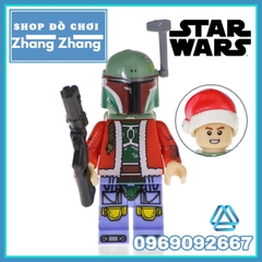 Xếp hình Star Wars Stormtrooper Darth Vader - Rebel Trooper Han Solo Leia Lego Minifigures Luke Skywalker POGO PG8200