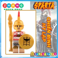 Xếp hình mô hình quân đoàn lính Hi Lạp Greece Hoplite Gladiator trung cổ Lego Minifigures Xinh X0320 Xh1769