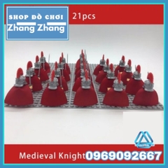 Xếp hình Tướng La Mã Commander Rome trung cổ Gladiator Lego Minifigures Xinh Xh643 X0164