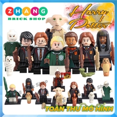 Đồ chơi xếp hình Harry Potter Hermione Ron Dean Lord Voldemort Draco Malfoy Dobby Minifigures Jinrun WM6040