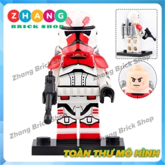 Xếp hình Star Wars Regiment - Wolf Pack - Commander Thorne - Camino Guard - Purgatory - Horn Lego Minifigures KT1043