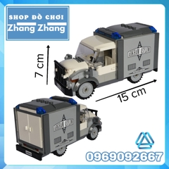 [1619 hình] Xếp hình nhà thương điên Arkham - The Arkham Asylum Breakout Lego Minifigures Decool 7124 Lepin 07044