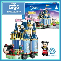 Xếp hình Xe lâu đài chuột Micky Mouse rất đẹp Lego Minifigures PRCK PRCK69654