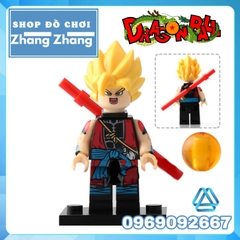 Xếp hình Dragon ball Gogeta - Vegeta - Xeno Goku - Vegeto Lego Minifigures XP021 025