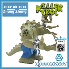 Xếp hình Killer Croc Crocodile trong Batman mới nhất 2020 Lego Minifigures Pogo PG1865 LeLe D173