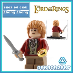 Xếp hình The Lord of the Rings Dwalin - Bifur - Bain - Balin - Thorin - Bilbo Baggins Lego Minifigures POGO PG8150
