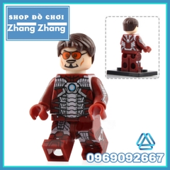 Xếp hình Doc Samson - Banshee - Trickster - Bluebird - Killer Frost- Nightcrawler - Iron Man Lego Minifigures WM6028