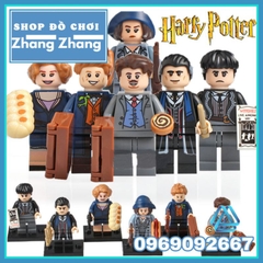 Đồ chơi xếp hình Harry Potter gồm Newt Scamander - Tina Goldstein - Jacob Kowalski - Queenie mô hình Minifigures WM6042