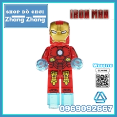 Xếp hình Iron Nightrunner Spider-Man Batman Killer Frost Venom Robin Deadman Squirrel Girl Lego Minifigures Kopf KF6052