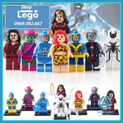 Xếp hình Wonder Woman Blue Beetle Giganta Green Goblin Citizen Steel Talia Al Ghul Venom Lego Minifigures Xinh X0170
