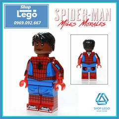 Xếp hình Người nhện Spider-Man Mile Morales Lego Minifigures Kopf KF6090 KF1170