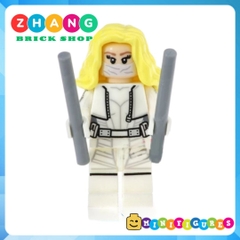 Đồ chơi Xếp hình Elektra White Canary Fire Storm Captain Cold - Parallax Super Boy Booster Gold Minifigures POGO PG8079