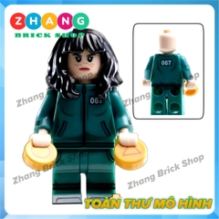 Đồ chơi xếp hình Trò chơi con mực Squid game gồm Seong Gi-hun và Kang Sae-byeok - Sang-woo - Il Nam Minifigures KDL808