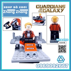 Xếp hình Spider-Man Thor Star-Lord Vision Captain Marvel Thanos Nick Fury Lego Minifigures Hãng Lele 34074