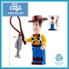 Xếp hình Toy Story : Câu chuyện đồ chơi Buzz Lightyear - Woody - Jessie Lego Minifigures POGO PG8222
