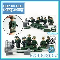 [LBK1] Xếp hình lính biệt kích rừng Lego Minifigures TBS Toys TBS17-22 0217 0222