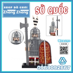 Đồ chơi xếp hình quân lính nước Sở thời Xuân thu chiến quốc Minifigures Koruit KT1093