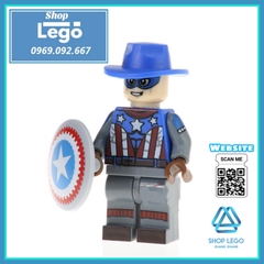 Xếp hình siêu anh hùng DC Comics Batman, Flash, Black Panther Comics Lego Minifigures POGO PG8088