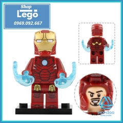 Xếp hình Iron Man Người sắt Tony Stark siêu anh hùng Marvel tuyển tập mới nhất 2020 Lego Minifigures Xinh X0199