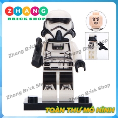 Xếp hình Star Wars Ki-Adi-Mundi - Rey - Moloch Luke Skywalker Imperial Pilot Rebel Trooper Lego Minifigures Pogo PG8116