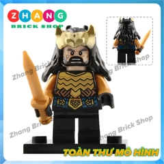 Xếp hình The Lord of the Rings Dwalin - Bifur - Bain - Balin - Thorin - Bilbo Baggins Lego Minifigures POGO PG8150