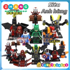 Xếp hình Harley Quinn - Batman - Iron Man - Falcon Yellow Jacket - Deathstroke - Batman - Arsenal Lego Minifigures Sy295