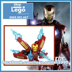 Xếp hình Ironman Full hiệu ứng cánh bướm Lego Minifigures Lele D009