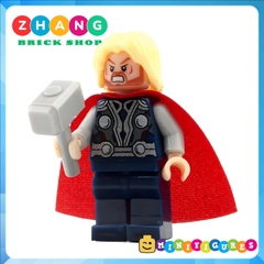 Đồ chơi Xếp hình Captain America gồm Hulk - Spider man - Thor Zod - Hawkeye - Iron man - Batman Minifigures Xinh 001 009