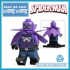 Xếp hình Spider-Man - Miles Morales - Spider Gwen - Prowler - Green Goblin - Spider Man Noir Lego Minifigures Wm wm6052